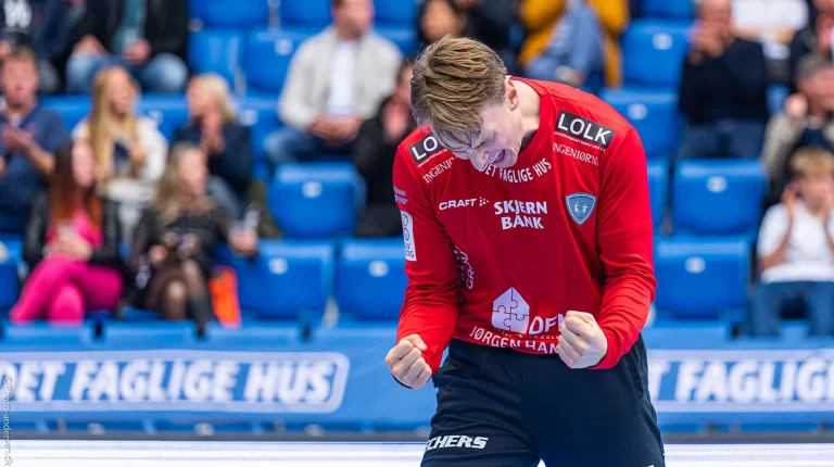 Niklas Kraft i ekstatisk jubel efter redning for Ribe-Esbjerg