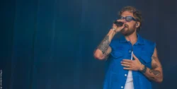 Christopher som var med til Grøn Koncert 2022, hvor han var med til at åbne nova scenen og var med til at få gang i en fest.