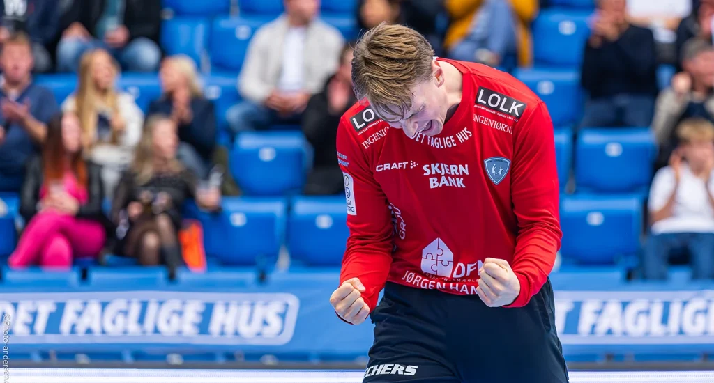 Niklas Kraft i ekstatisk jubel efter redning for Ribe-Esbjerg